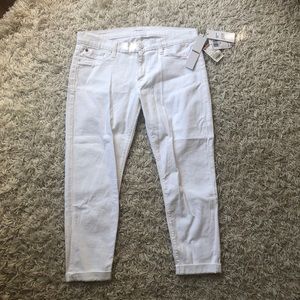 Hudson white jeans